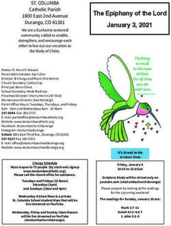 The Epiphany of the Lord January 3, 2021 - Parishes Online