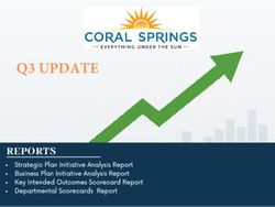 Q3 UPDATE REPORTS - Coral Springs, FL