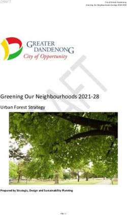 Greening Our Neighbourhoods 2021-28 - Urban Forest Strategy - DRAFT - Greater Dandenong