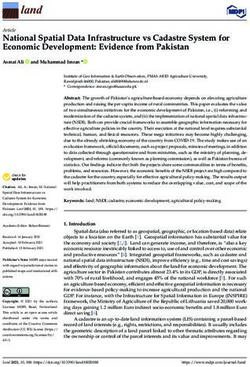 National Spatial Data Infrastructure vs Cadastre System for Economic Development: Evidence from Pakistan