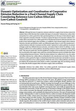 Dynamic Optimization And Coordination Of Cooperative Emission Reduction ...