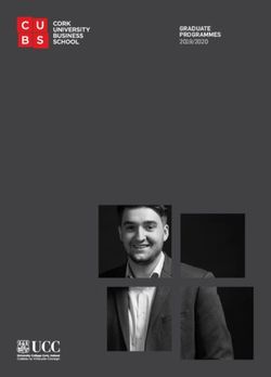 GRADUATE PROGRAMMES 2019/2020 - Cork University Business ...