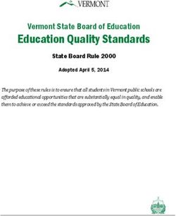 Education Quality Standards - Vermont State Board of Education