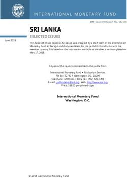 SRI LANKA SELECTED ISSUES