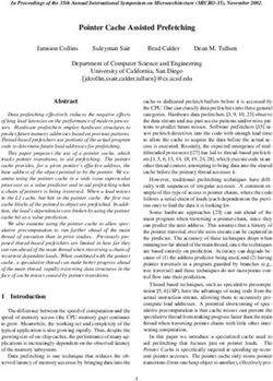 Pointer Cache Assisted Prefetching