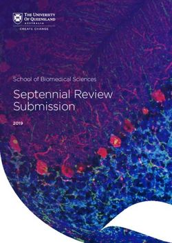 Septennial Review Submission - School of Biomedical Sciences 2019 - Academic Board