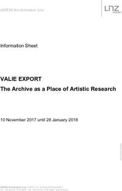 VALIE EXPORT The Archive as a Place of Artistic Research - VALIE EXPORT Center