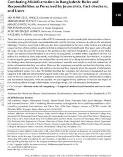 Combating Misinformation in Bangladesh: Roles and Responsibilities as Perceived by Journalists, Fact-checkers, and Users - arXiv