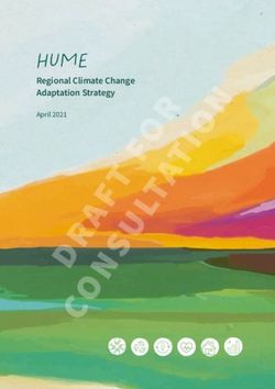 HUME Regional Climate Change Adaptation Strategy - April 2021 - Engage Victoria
