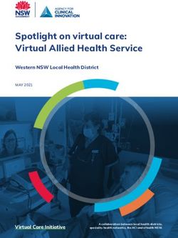 Spotlight on virtual care: Virtual Allied Health Service - Western NSW Local Health District - Virtual Care Initiative - Agency ...