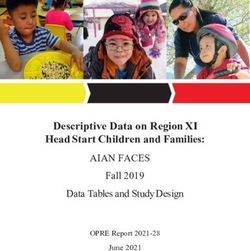 Descriptive Data on Region XI Head Start Children and Families: AIAN ...