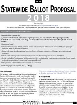 STATEWIDE BALLOT PROPOSAL