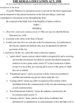 THE KERALA EDUCATION ACT, 1958