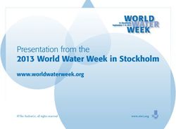 Presentation from the 2013 World Water Week in Stockholm - www.worldwaterweek.org