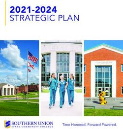 2021-2024 STRATEGIC PLAN - Time Honored. Forward Powered.