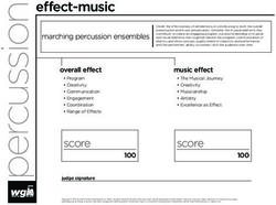 Effect-music - Tristate Marching Arts