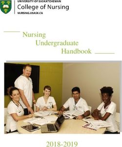 Nursing Undergraduate Handbook - USASK Nursing