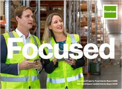 Goodman Property Trust Interim Report 2019 GMT Bond Issuer Limited Interim Report 2019 - RegInfo