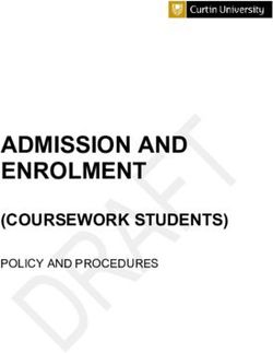 ADMISSION AND ENROLMENT - (COURSEWORK STUDENTS) POLICY AND PROCEDURES - Policies and Procedures