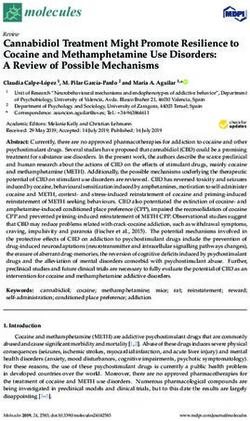 Cannabidiol Treatment Might Promote Resilience to Cocaine and Methamphetamine Use Disorders: A Review of Possible Mechanisms