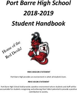 jefferson township high school 2018-2019 student handbook