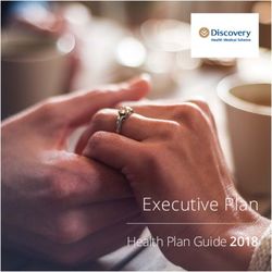 Executive Plan Health Plan Guide 2018