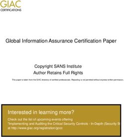 Global Information Assurance Certification Paper - GIAC ...