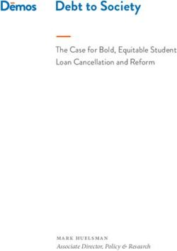 Debt to Society The Case for Bold, Equitable Student Loan Cancellation and Reform - Demos