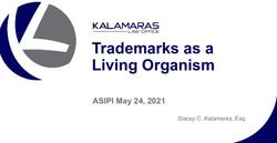Trademarks as a Living Organism - ASIPI May 24, 2021 Stacey C. Kalamaras, Esq.