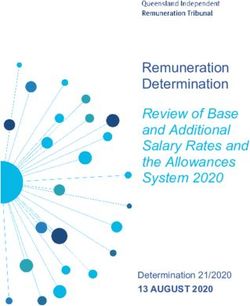 Remuneration Determination Review of Base and Additional Salary Rates and the Allowances System 2020 - 13 AUGUST 2020 - Queensland Independent ...