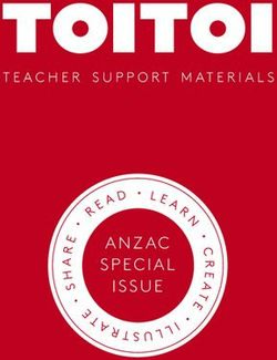 TEACHER SUPPORT MATERIALS - Toitoi