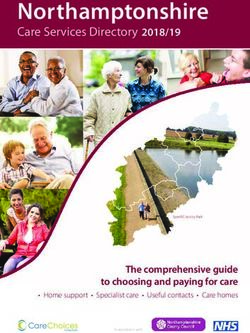 Northamptonshire Care Services Directory 2018/19 - The comprehensive guide to choosing and paying for care - Care Choices