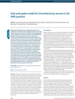 Hub-and-spoke model for thrombectomy service in UK NHS practice