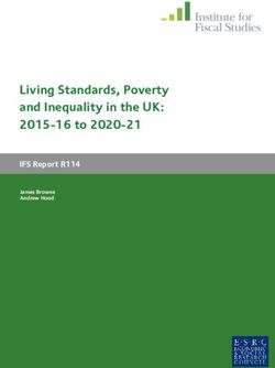 Living Standards, Poverty and Inequality in the UK: 2015-16 to 2020-21 - IFS Report R114 - Institute ...