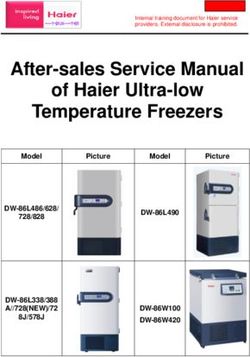After-sales Service Manual of Haier Ultra-low Temperature Freezers