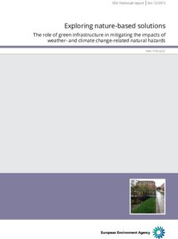 Exploring nature-based solutions - The role of green infrastructure in mitigating the impacts of weather- and climate change-related natural ...