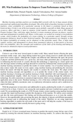 IPL Win Prediction System To Improve Team Performance using SVM - sersc