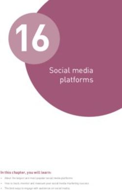 16 Social media platforms - The DMAT