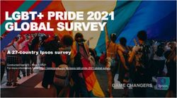 LGBT+ PRIDE 2021 GLOBAL SURVEY - A 27-country Ipsos survey Conducted April 23 - May 7, 2021 For more information, go to ...