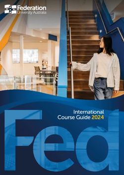 International Course Guide 2024 - Federation University Australia