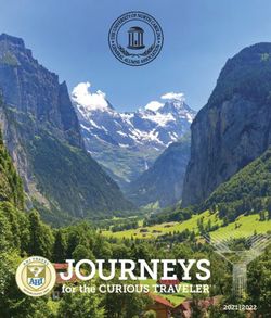JOURNEYS for the CURIOUS TRAVELER - 2021 | 2022 - UNC General Alumni ...
