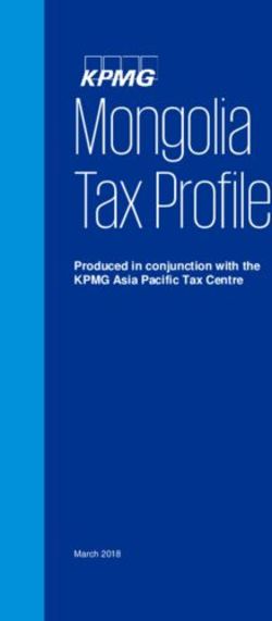 Mongolia Tax Profile Produced in conjunction with the KPMG Asia Pacific Tax Centre - assets.kpmg