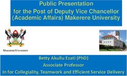 PUBLIC PRESENTATION FOR THE POST OF DEPUTY VICE CHANCELLOR (ACADEMIC AFFAIRS) MAKERERE UNIVERSITY - BETTY AKULLU EZATI (PHD) ASSOCIATE PROFESSOR ...