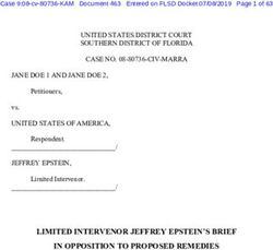 LIMITED INTERVENOR JEFFREY EPSTEIN'S BRIEF IN OPPOSITION TO PROPOSED REMEDIES - CBS Miami