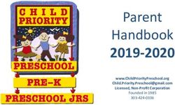 2019-2020 Parent Handbook - www.ChildPriorityPreschool.org Licensed, Non-Profit Corporation - Child Priority ...