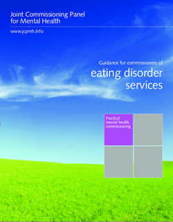 Eating disorder services - Joint Commissioning Panel for Mental Health ...