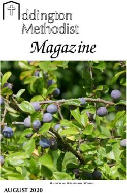 Magazine - AUGUST 2020 - Croydon Methodist Circuit