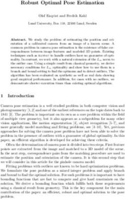 Robust Optimal Pose Estimation