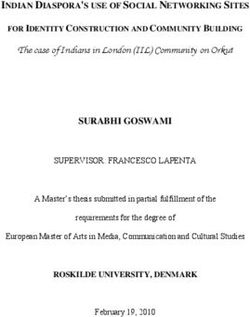 SURABHI GOSWAMI INDIAN DIASPORA'S USE OF SOCIAL NETWORKING SITES