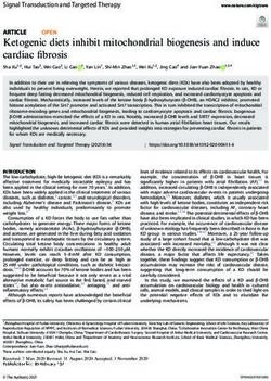 Ketogenic diets inhibit mitochondrial biogenesis and induce cardiac fibrosis - Nature